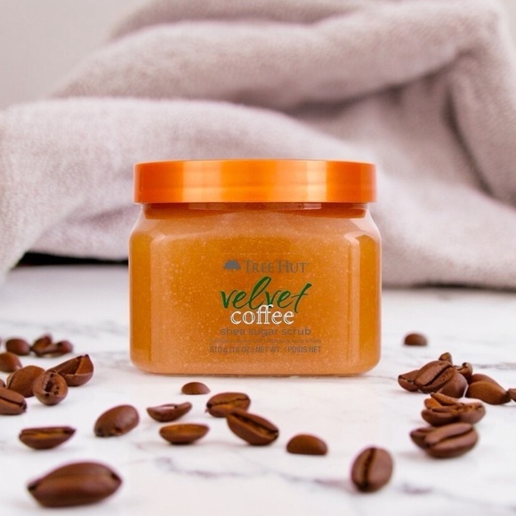 Tree Hut Shea Sugar Scrub Velvet Coffee Nwt - Picture 1 of 10